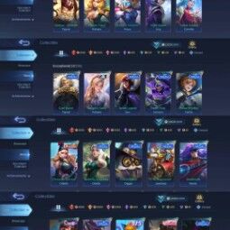 M5💎SKINS 102💎HERO 70💎 NEAR MAX EMBLEM💎 LIGHTBORN TIGREAL💎EPIC RAFAELA+CARMILLA💎SABER FREYA 💎DRAGON TAMER LING 💎AS RAFAELA💎 4